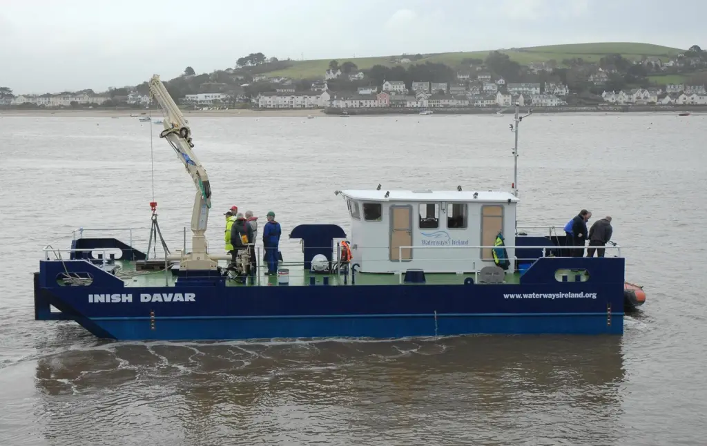 The demountable vessel can be transported to various locations around Ireland on three low loaders.