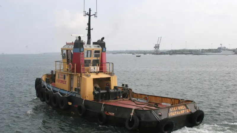The first tug to be built at Hepworth and described in Maritime Journal in February 1994 was Itchen Marine's 'Wyeforce'.