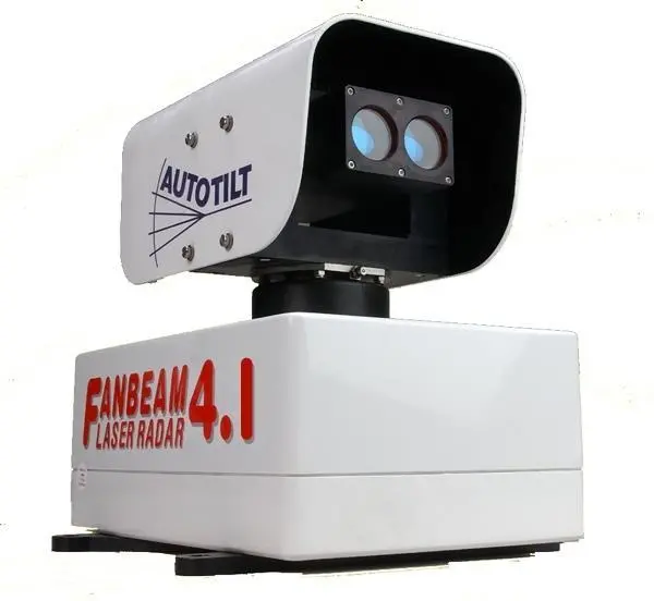 MDL’s newly upgraded Fanbeam laser positioning system designed for high accuracy range and bearing measurements from offshore support vessels and other marine structures.