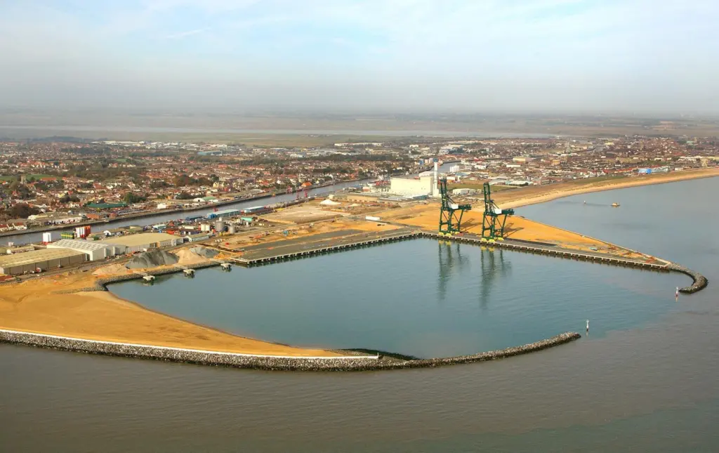The new outer harbour at EastPort UK opened for business last month.