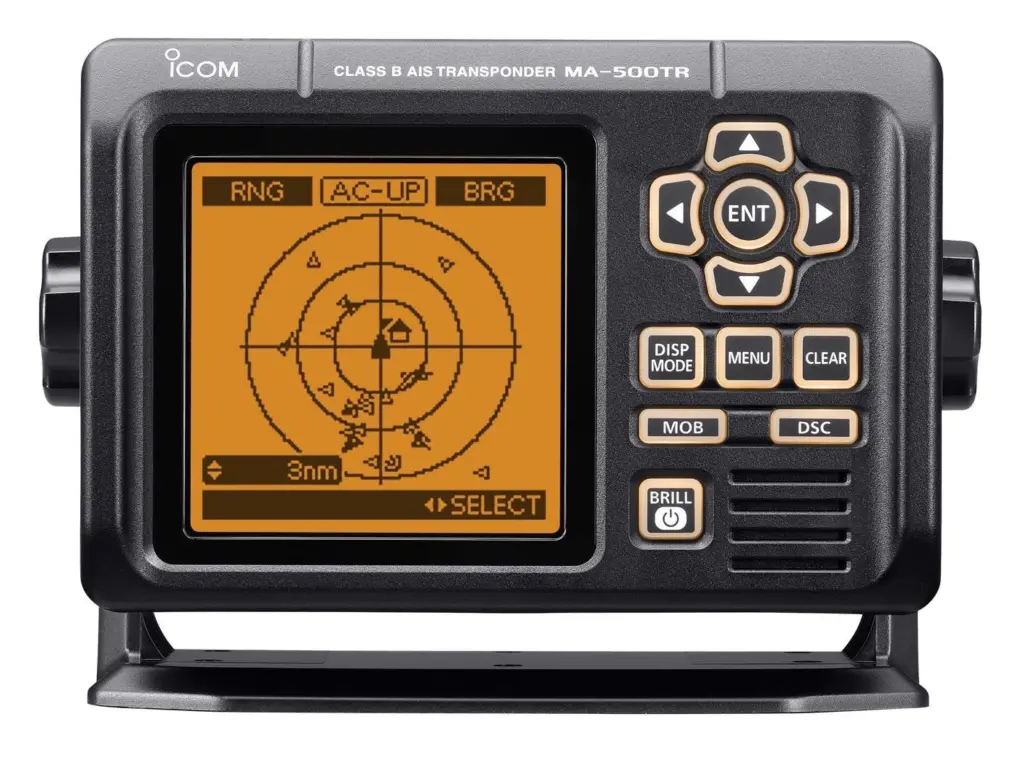 The Icom MA-500TR is a compact, waterproof Class B AIS Transponder which actively notifies other vessels to a vessel’s exact position.