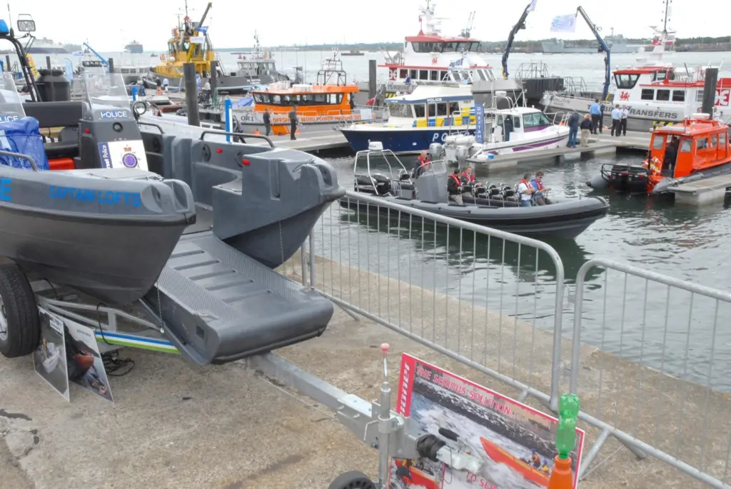 Seawork’s on the water location in the working Port of Southampton is one of the many features which makes it unique.