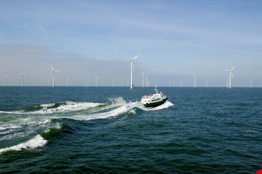 EWEC exhibitor Dong Energy is involved in a number of offshore wind farms such as Horns Rev. Photo courtesy of Dong Energy.