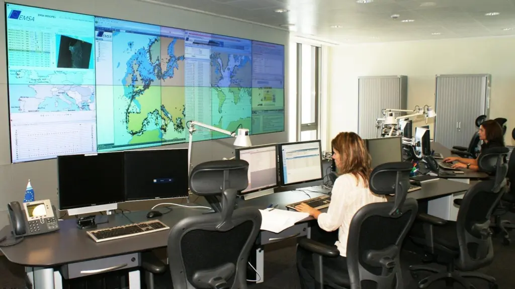The EMSA marine operations centre.