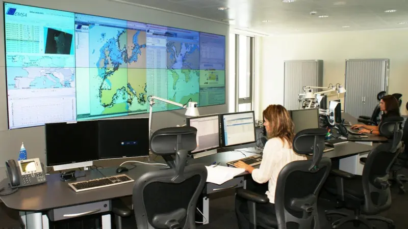 The EMSA marine operations centre.
