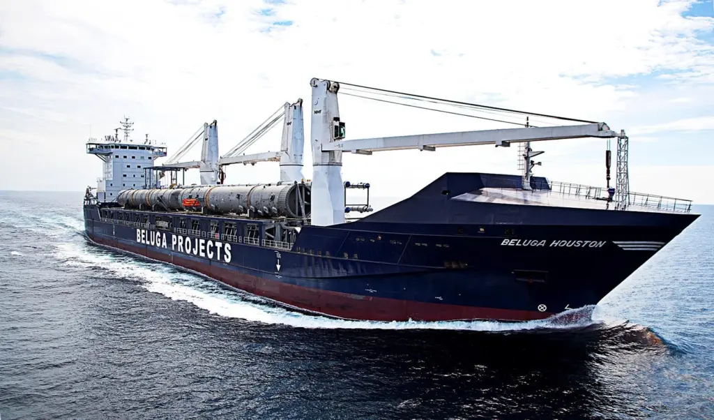 MV Beluga Houston is the first of 16 new P-type heavy lift vessels.