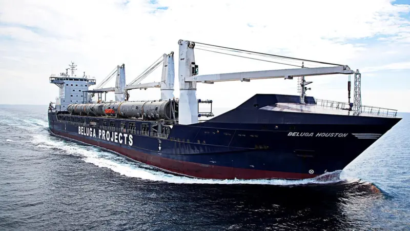 MV Beluga Houston is the first of 16 new P-type heavy lift vessels.