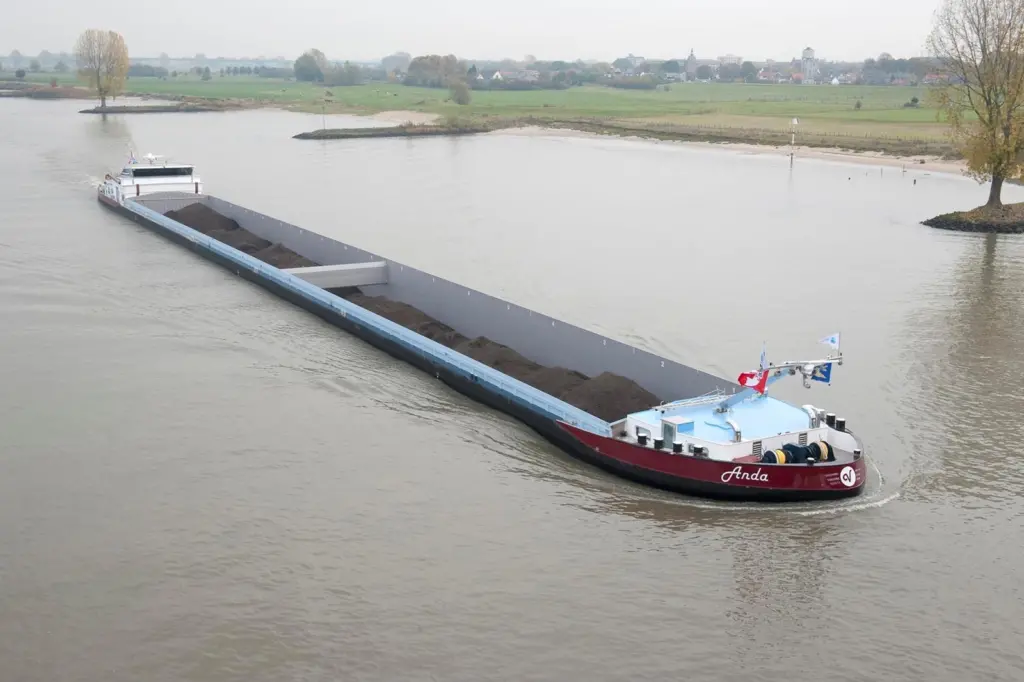 MV Anda is now perhaps the ‘cleanest vessel in the Netherlands’, if not all of Europe.