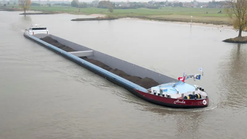 MV Anda is now perhaps the ‘cleanest vessel in the Netherlands’, if not all of Europe.