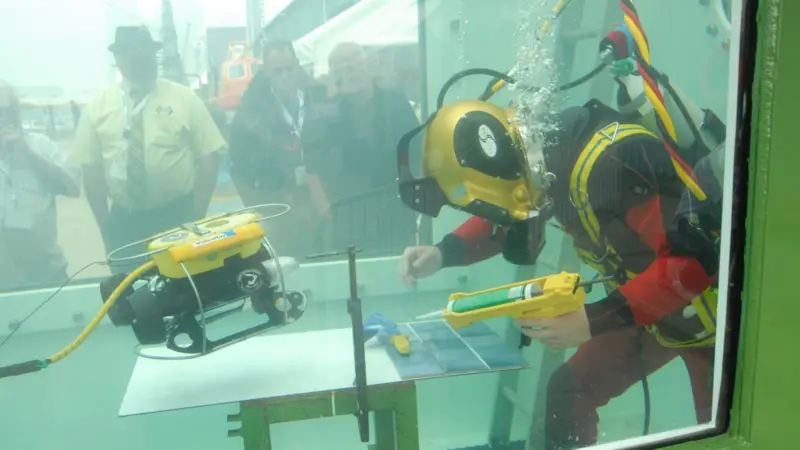 The latest dive tools, equipment and techniques will be demonstrated in the Dive Tank on all three days of Seawork 2010.