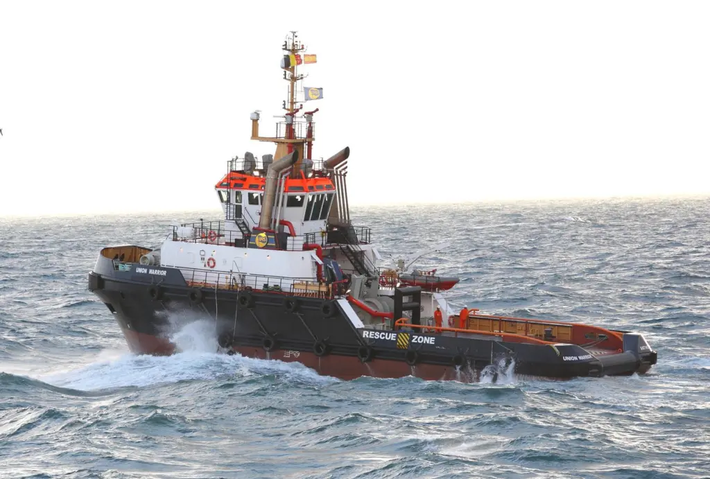 ‘Union Warrior’ is the first of a new class of four offshore tugs.
