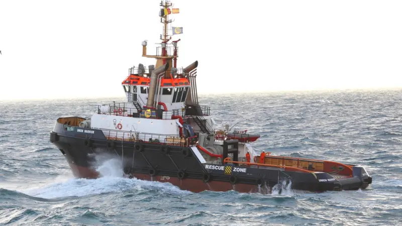 ‘Union Warrior’ is the first of a new class of four offshore tugs.