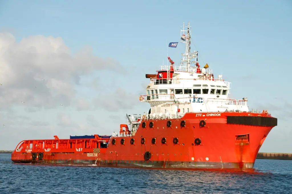 ’ ITC Chinook’ and its sister ship are now employed by ITC.