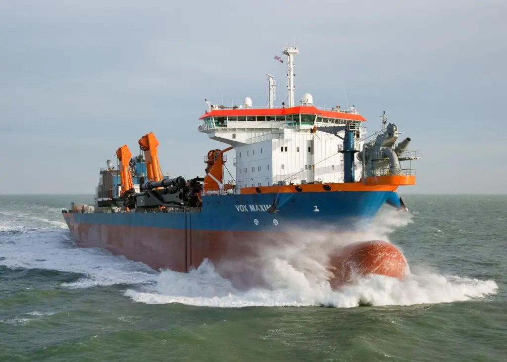 Van Oord is undertaking projects in three continents