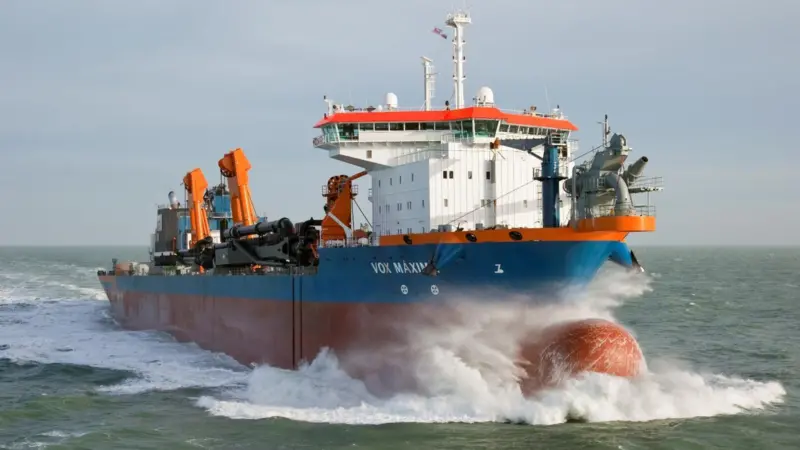 Van Oord is undertaking projects in three continents