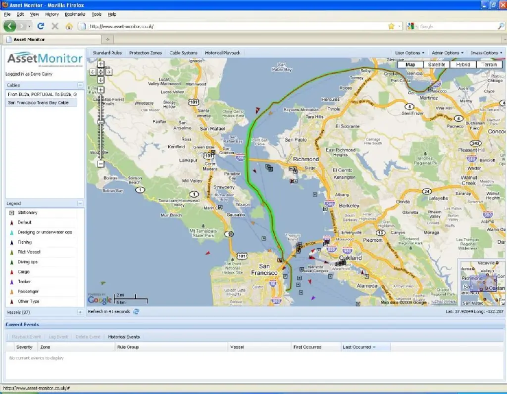 AssetMonitor is a new submarine asset protection service aimed at helping to protect valuable underwater assets from accidental damage by fishing and shipping activity.