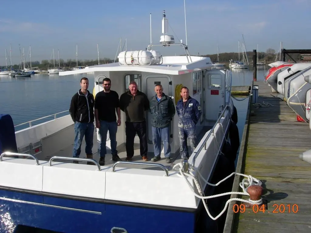 A spacious aft deck adds to the vessel's versatility.