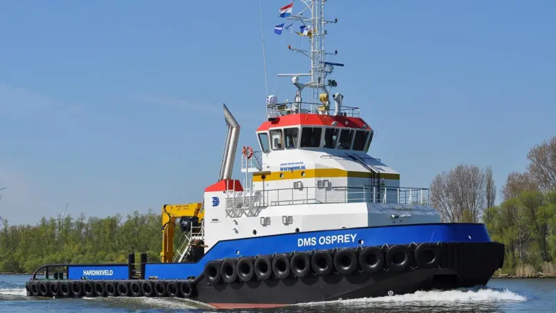 'DMS Osprey' started life as a ‘Pushbuster’.