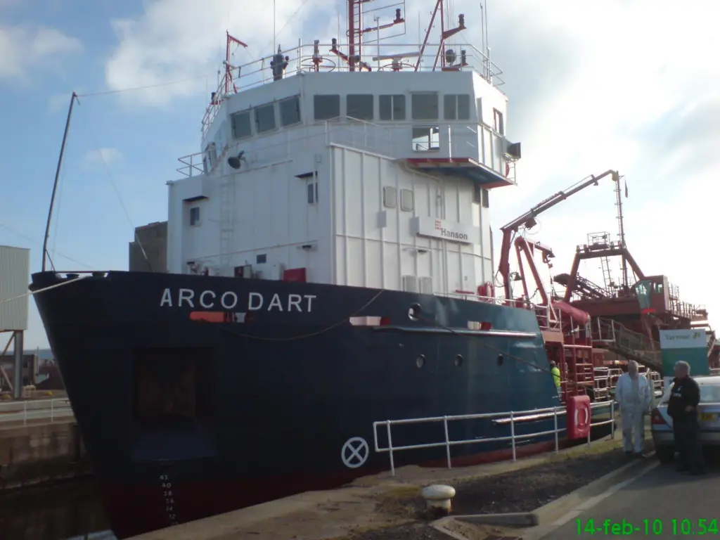 The new DARAD monitor and alarm system was installed on Arco Dart while it was docked for service and repairs.