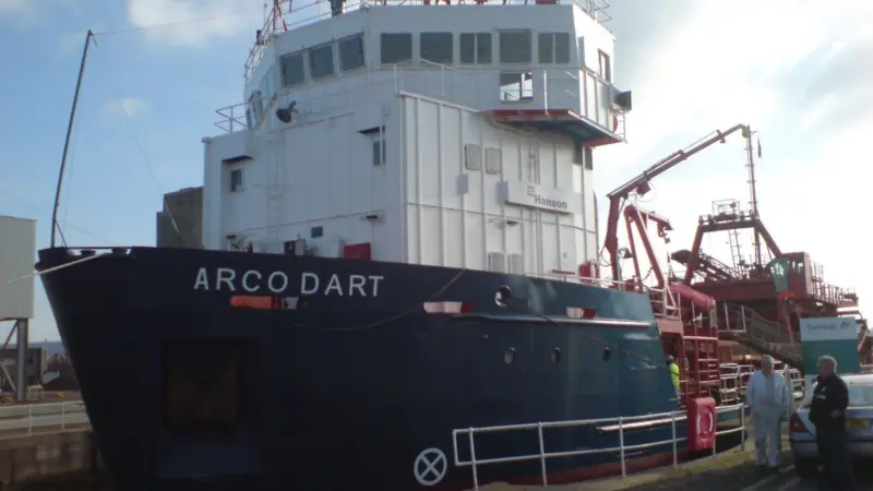The new DARAD monitor and alarm system was installed on Arco Dart while it was docked for service and repairs.