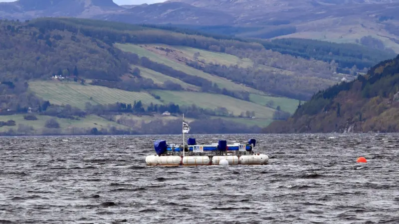 The AWS-III wave energy test device deployed in Scotland’s Loch Ness.