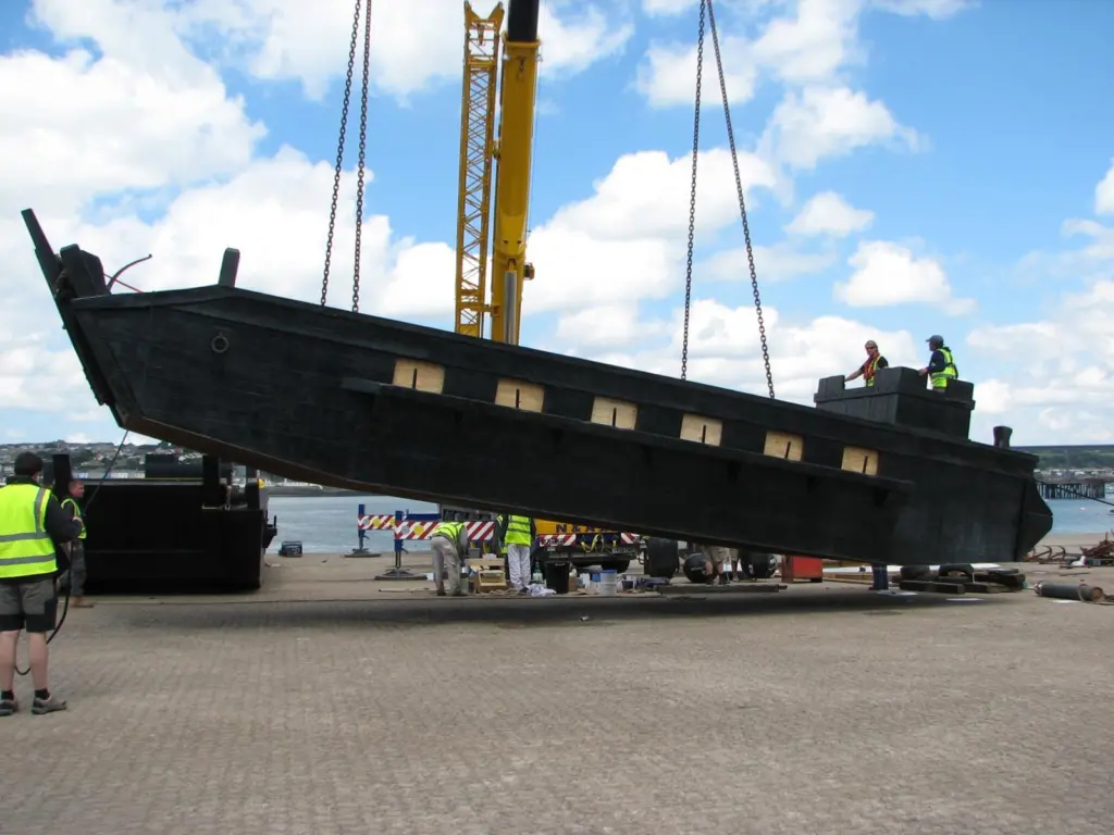 MCA surveyors were involved in ensuring the barge conversion was safe to use.