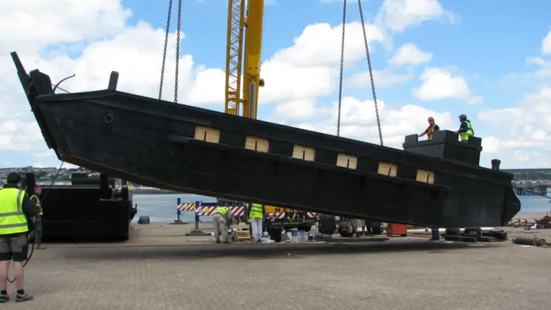 MCA surveyors were involved in ensuring the barge conversion was safe to use.