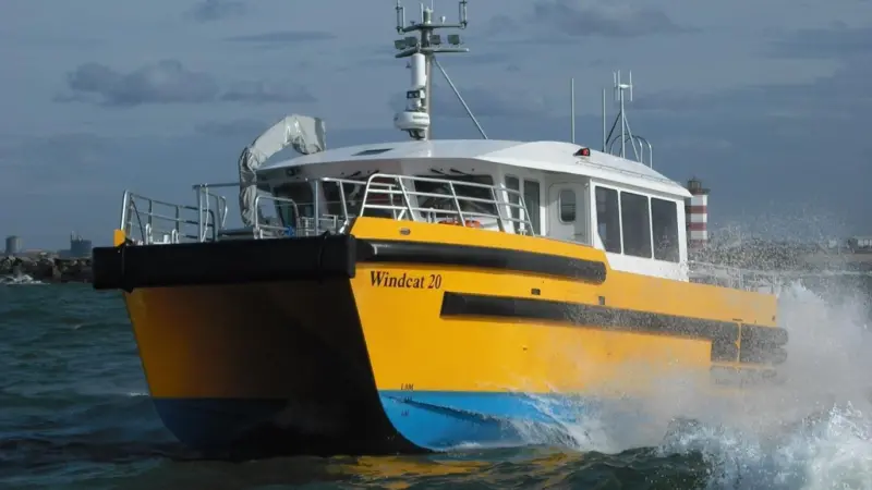 The new NSE system is already proving a valuable tool for working vessels such as the WindCat series of offshore wind farm catamarans.