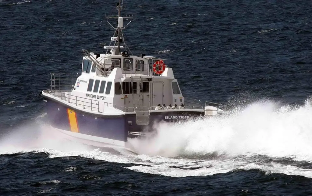 ‘Island Tiger’ has been designed specifically as a wind farm support vessel.