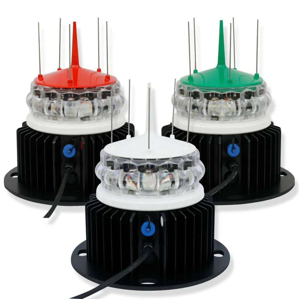 Sealite’s new Apollo-155 lantern series offers range adjustable from 4 to 12 nautical miles.