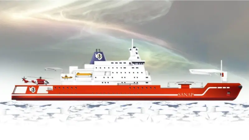 An artist’s impression of the Polar vessel that will be supplied with Wärtsilä 32 engines.