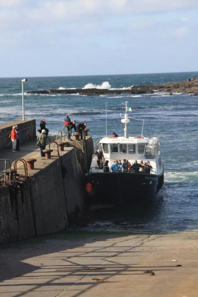 Doolin Pier is the main access point from County Clare to the Aran Islands.