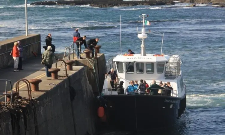 Doolin Pier is the main access point from County Clare to the Aran Islands.