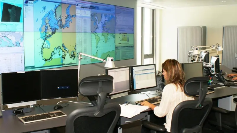 The EMSA Marine Operations Centre.