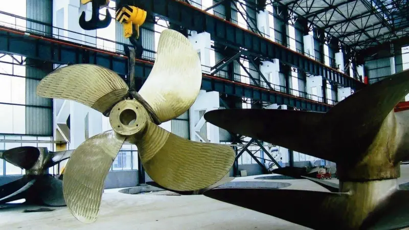 Propeller production at Drunen in the Netherlands will finish this year. Photo courtesy of Wärtsilä.