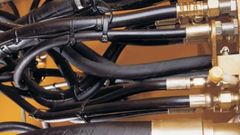 Hose failures are responsible for 90% of hydraulic failures.