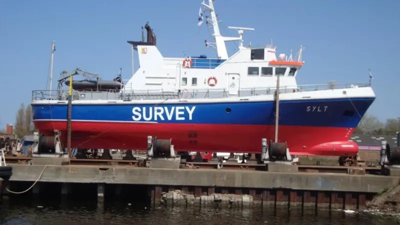 The converted Sylt is being deployed for long term nearshore survey work.