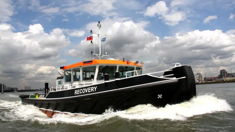 Recovery is one of four sister tugs that will dramatically update the fleet of Cory Riverside.