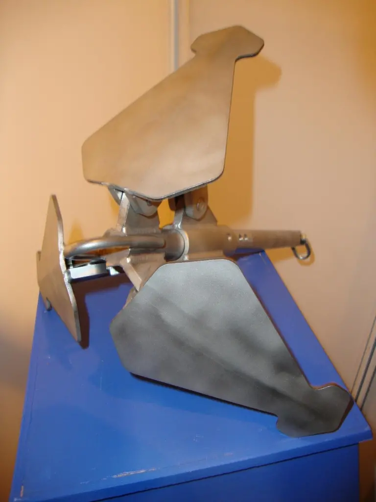 Maricuda’s Triton Anchor seen on the company’s stand at Seawork 2010.