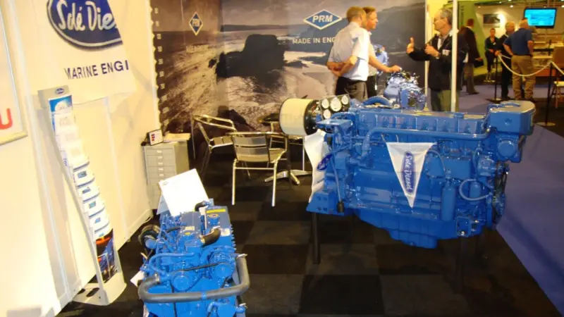 Engines Plus Ltd was showing the UK line-up of marine propulsion engines and gensets at Seawork 2010.