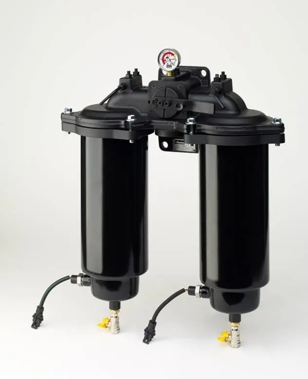 Parker Racor’s DFBO fuel filtration system.