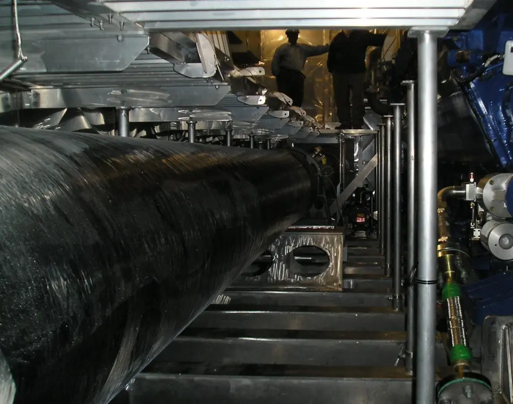 The Centadisc-C carbon fibre shaft bridges spans of any length without the need for intermediate support bearings.