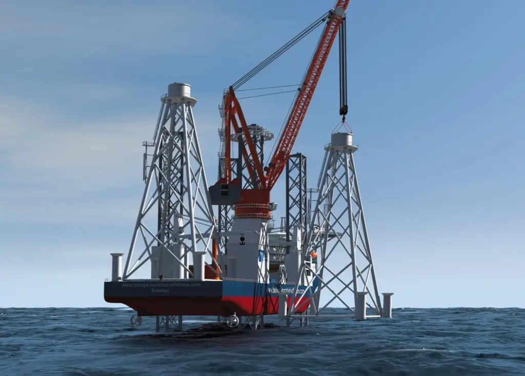 Beluga is involved in the construction and development of offshore wind farm erector ships for its joint venture with Hochtief Construction AG, Beluga Hochtief Offshore.