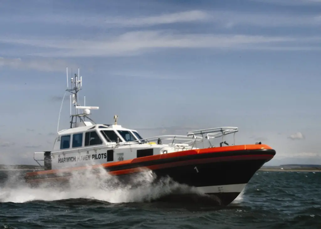Harwich Haven’s new pilot boat is predicted to save £48,500 in fuel costs per year.