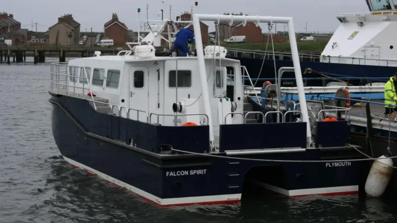 ’Falcon Spirit’ was a much visited vessel when alongside for Seawork 2010.