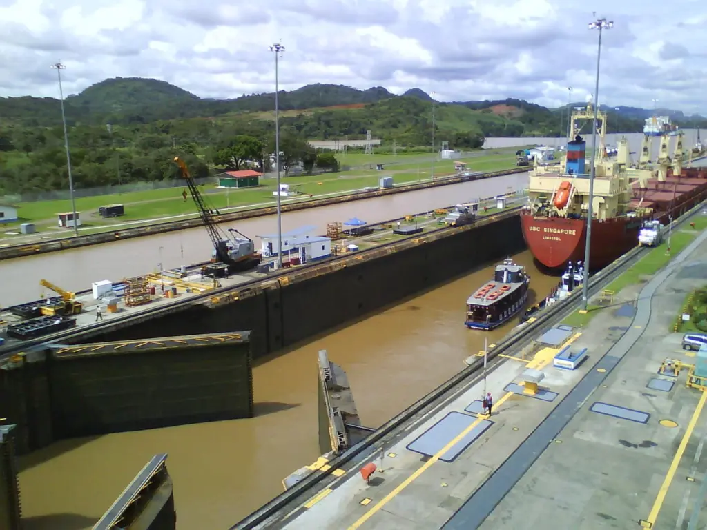 The Miraflores Lock complex is probably the most visited tourist site in all of Panama.