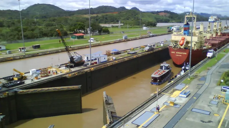 The Miraflores Lock complex is probably the most visited tourist site in all of Panama.