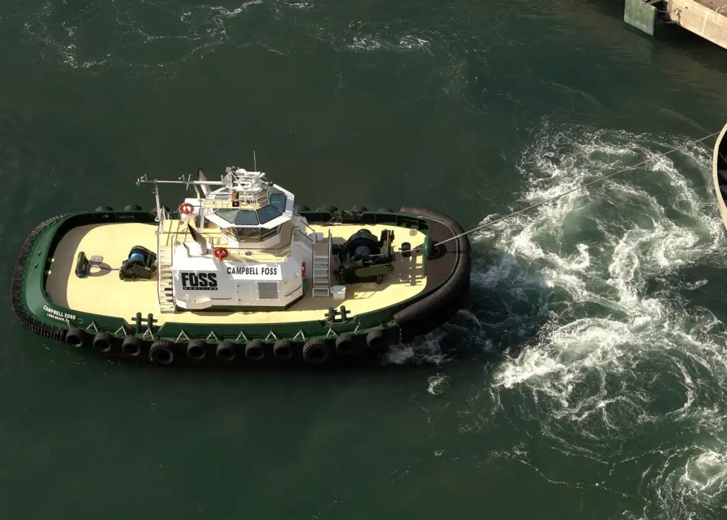 'Campbell Foss' will be the world’s second true hybrid shiphandling tug.