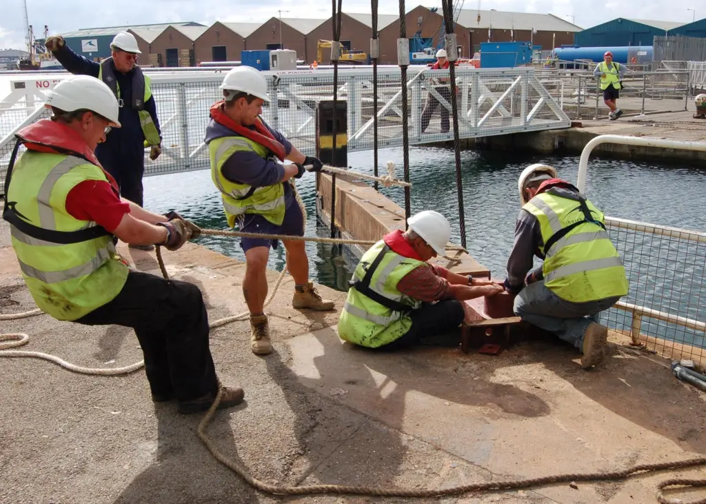 The complete refurbishment of the dock gates was undertaken by Shoreham Port’s in-house engineering team.