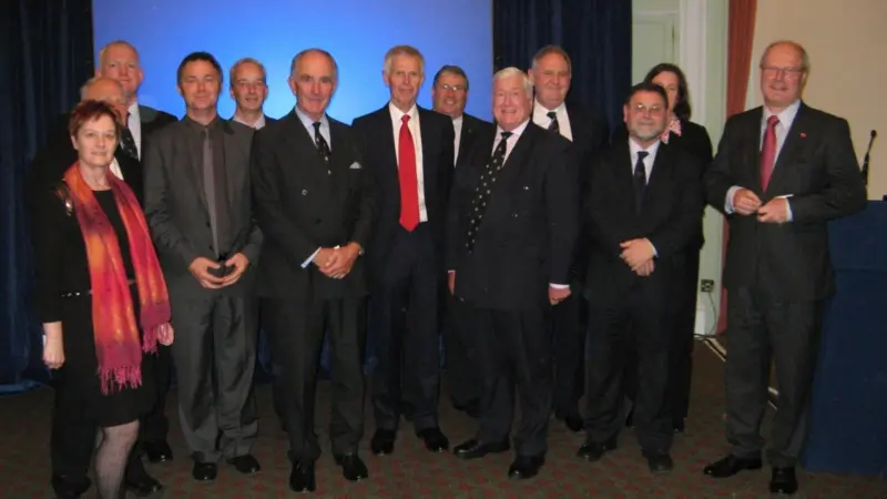 A gathering of those who addressed the ‘Smoothing the Way’ seminar in London on Monday.